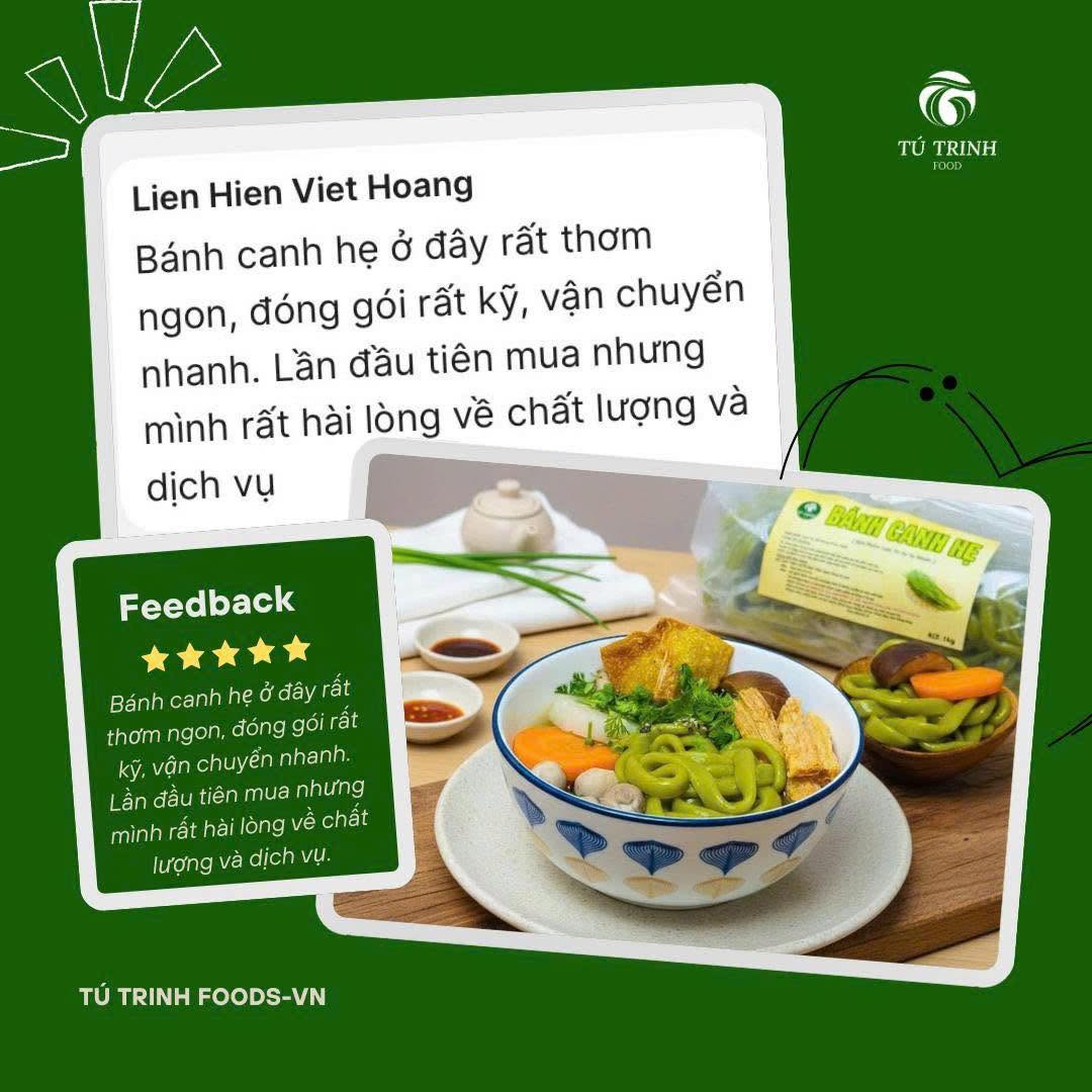 feedback bánh canh hẹ